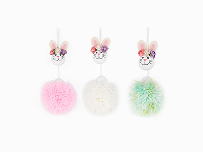 Bunny hanging decoration