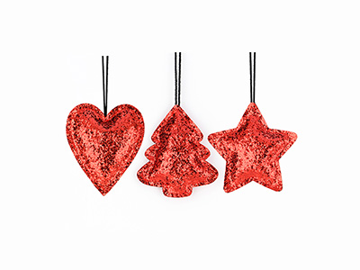 3/s hanging decoration-red