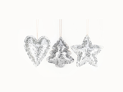 3/s hanging decoration-silver