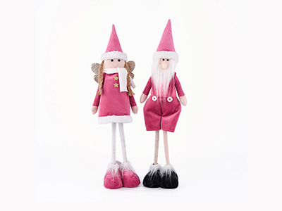 Santa Claus and Angel-rose pink