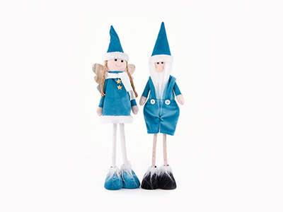 Santa Claus and Angel-turquoise
